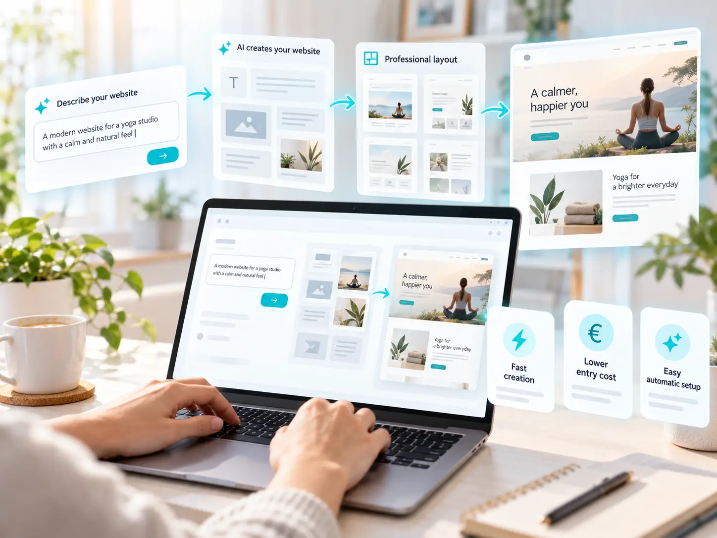 Website mit KI erstellen - Klugify